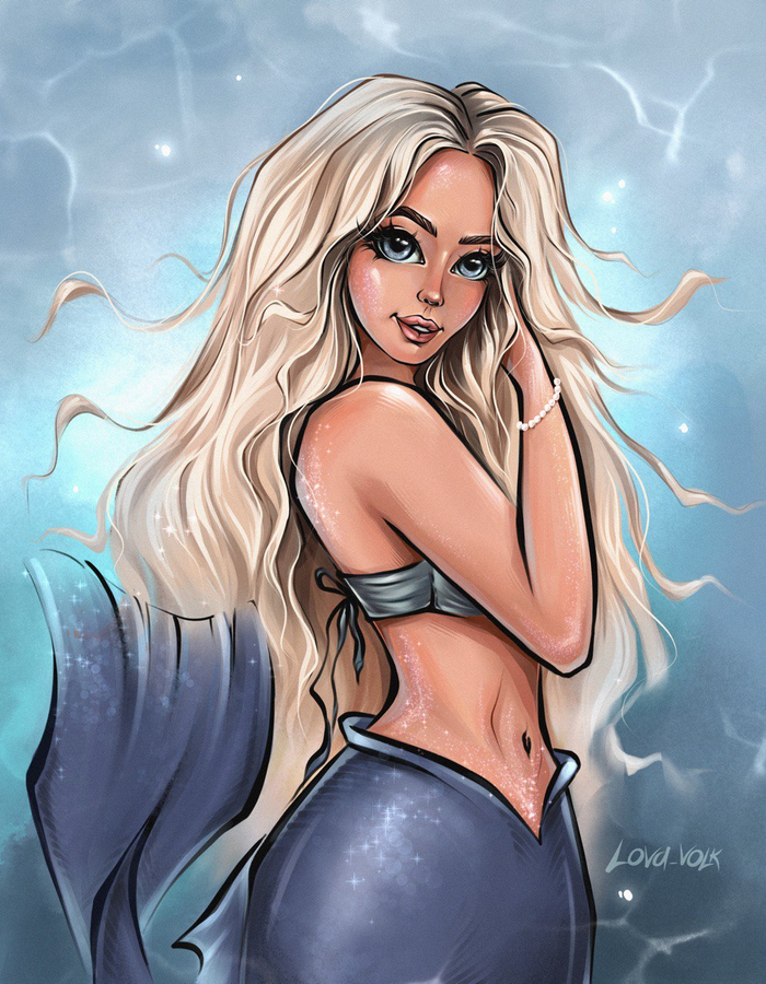 Русалка (автопортрет)