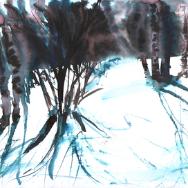 Март. Сумерки