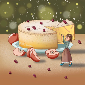 Яблочный пирог