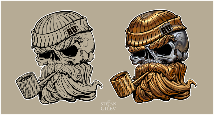 Череп-хипстер