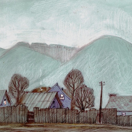 Велятин. Ещё не весеннее утро.