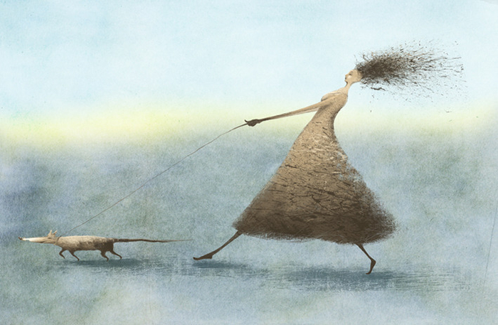 прогулка с  собачкой