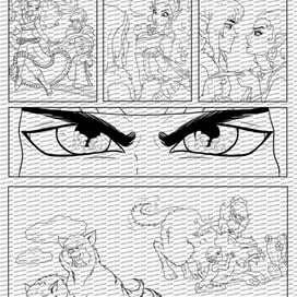 Комикс (срисовка в своей стилистике)