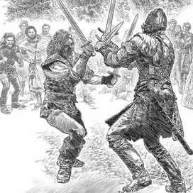 Дорога в сказку, Иллюстрация № 25 - Поединок Виталия с Мандергаром.