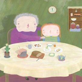 Борис за завтраком 