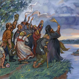 Проводы спутника