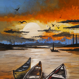 рыбацкие лодки