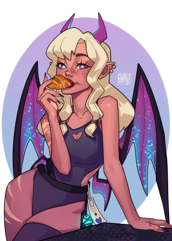 ФанАрт Демоница Чариотт