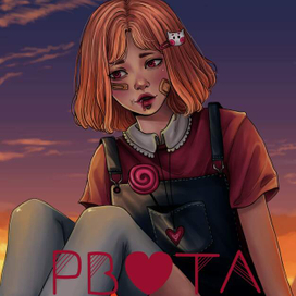 Арт с девочкой