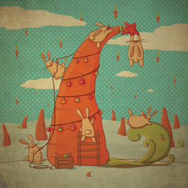 Новогодняя открытка