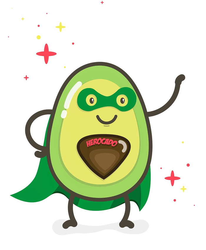 Авокадлик супергерой!