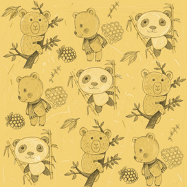 паттерн, медведи