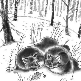 "Domino" Illustration