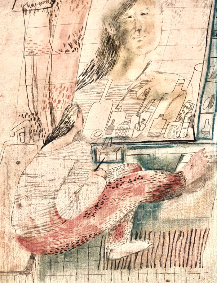 автопортрет в интерьере