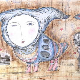 Птица с васильковыми глазами