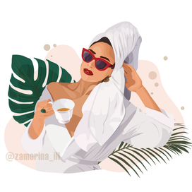 Портрет. Flat