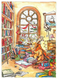 Новогодний лось