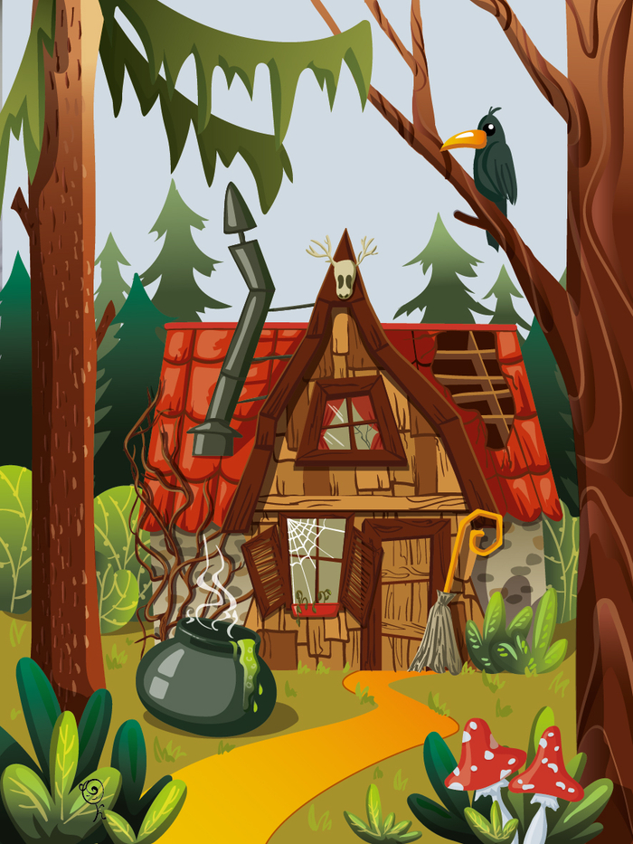 Дом маленькой колдуньи