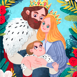 Сказка о болтливых коронах и голубых драконах