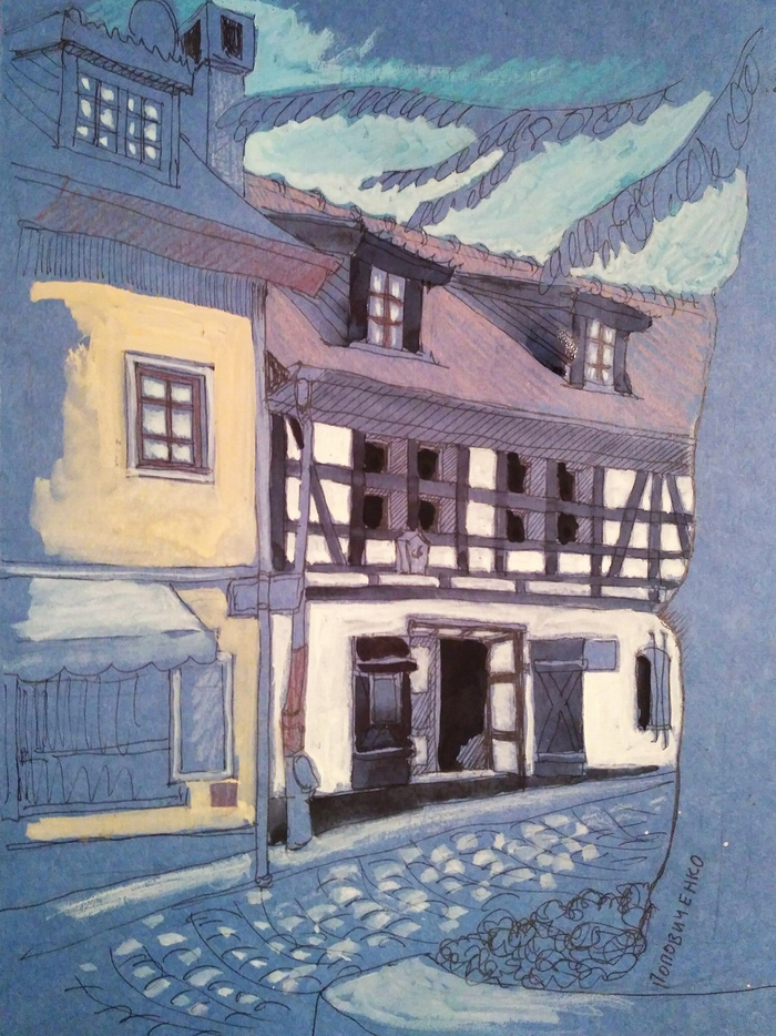 cтарый домик .