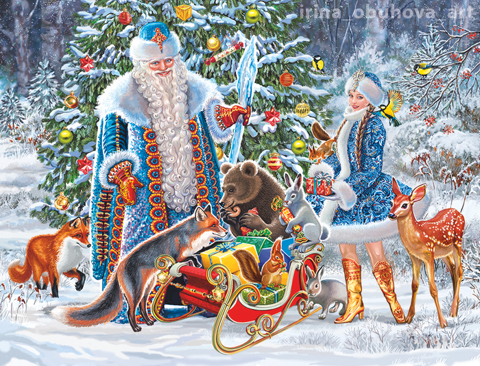 Новый год в лесу.