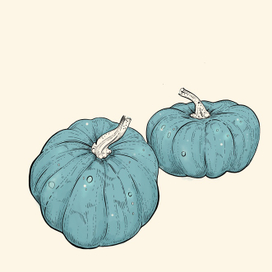 Голубые тыквы