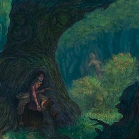 Бард в сказочном лесу