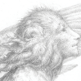 Фрагмент. Лист 1 из серии "Квинтет Стефана". NGC 7320. 2013