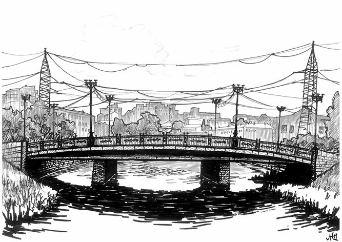 хмурый город