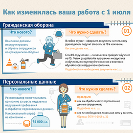 Инфографика и иллюстрации для Справочника Кадровика