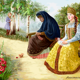 Рукодельницы.