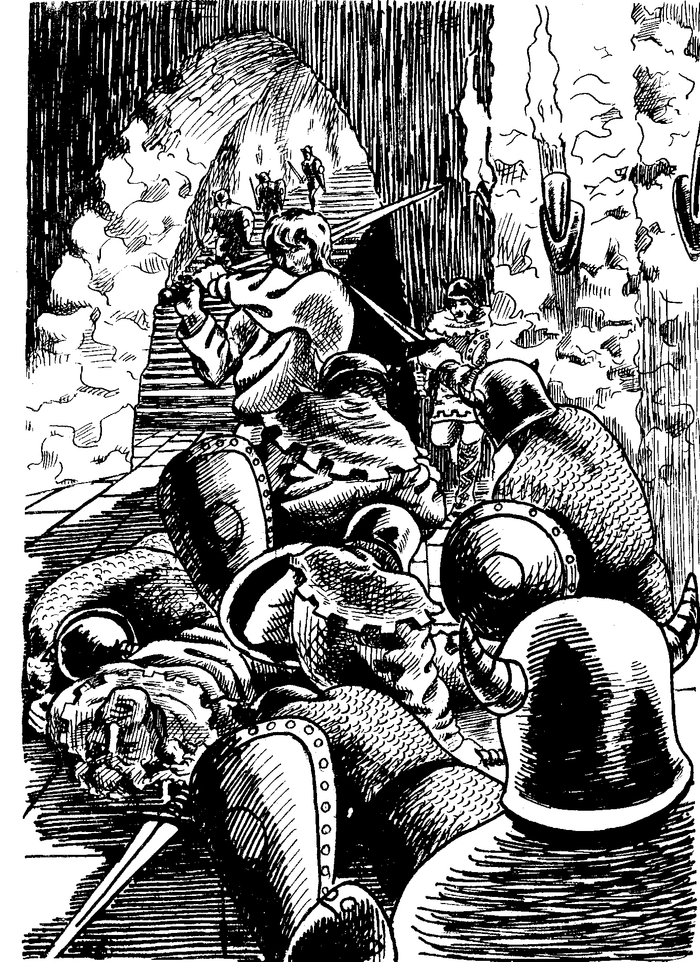 Иллюстрация к книге "Удивительные приключения Билла Грэлли".