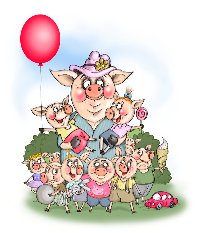 Большая семья