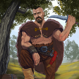 разбойничек подкачался 