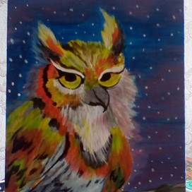 Красочный филин