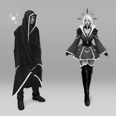 Эскизы персонажей