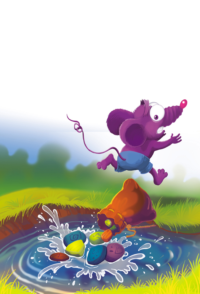 8. Иллюстрация к книге Е. Матюшкиной "Кот да Винчи. Оборотень разрушенного замка"