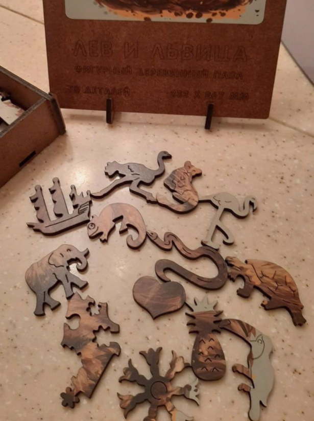 детали деревянного пазла