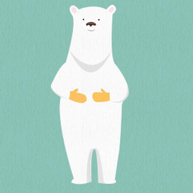 Медведь и рукавички