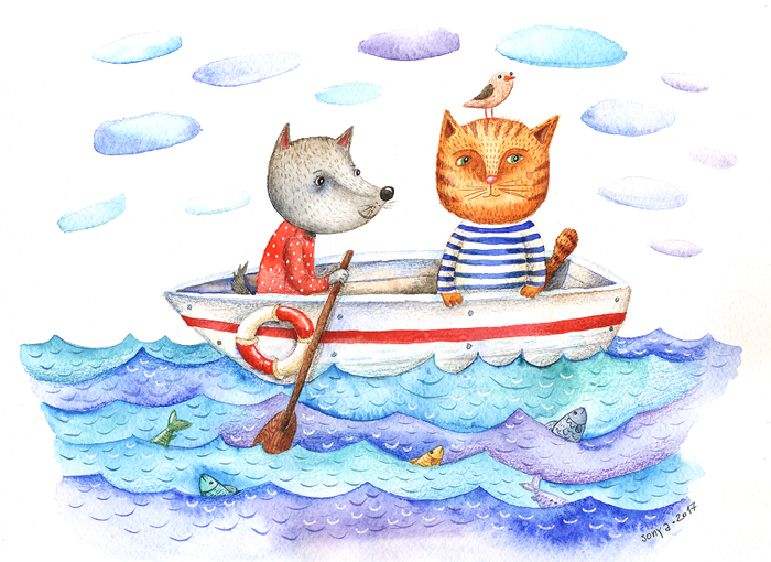 Люблю кататься в лодке среди морской селедки (с)