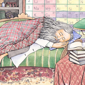 Менделеев спящий