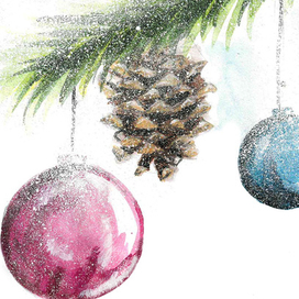 Елочные шарики