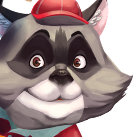 Маскот для службы доставки еды