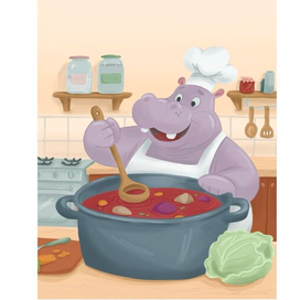 Бегемот-поварёнок