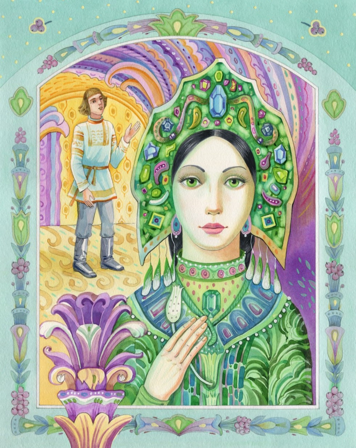 "Две ящерки" П.Бажов , для издательства ЭКСМО ( 2022г.)