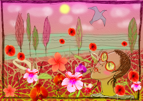 Mis gafas de sol amarillas