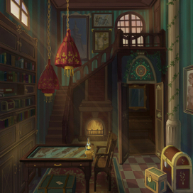 Концепт-арт локации/интерьера