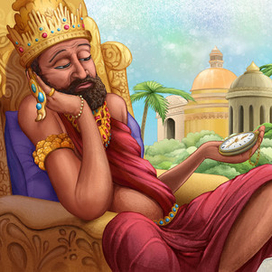 Иллюстрация к книге "Stubborn child"