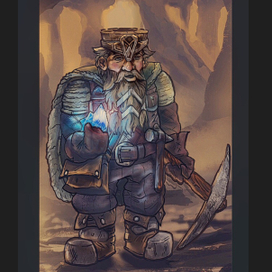 Гном шахтер