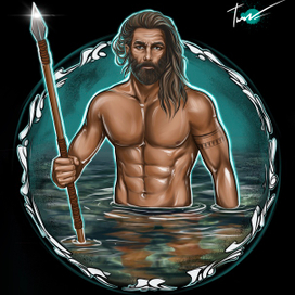 Мужчина-охотник.